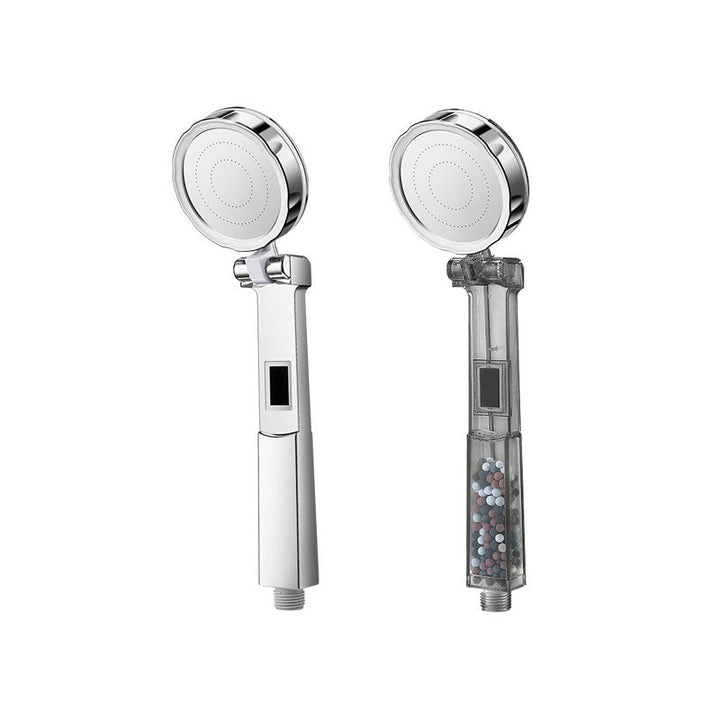 BowLift | Standard Constant Temperature Shower Head Round Metal Adjustable Spray Pattern Shower Head