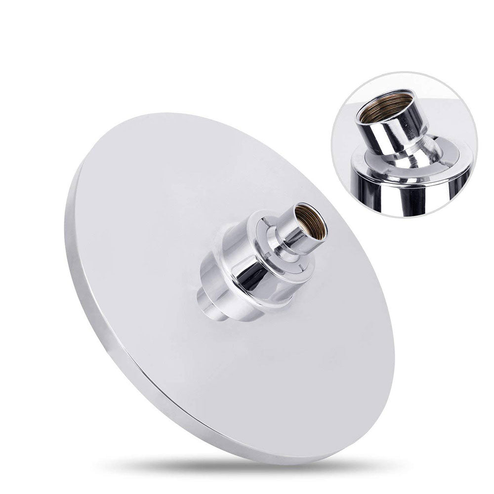 BowLift | Contemporary Fest Shower Head Round Shower Head Combo in Silver