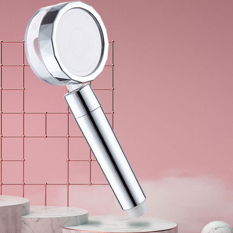 BowLift | Contemporary Shower Head Combination Hand Shower Plastic Wall Mount Silver Shower Head