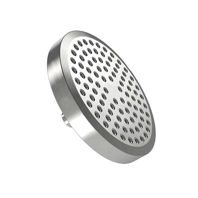 BowLift | Contemporary Fixed Shower Head Round Metal Spray Head in Silver