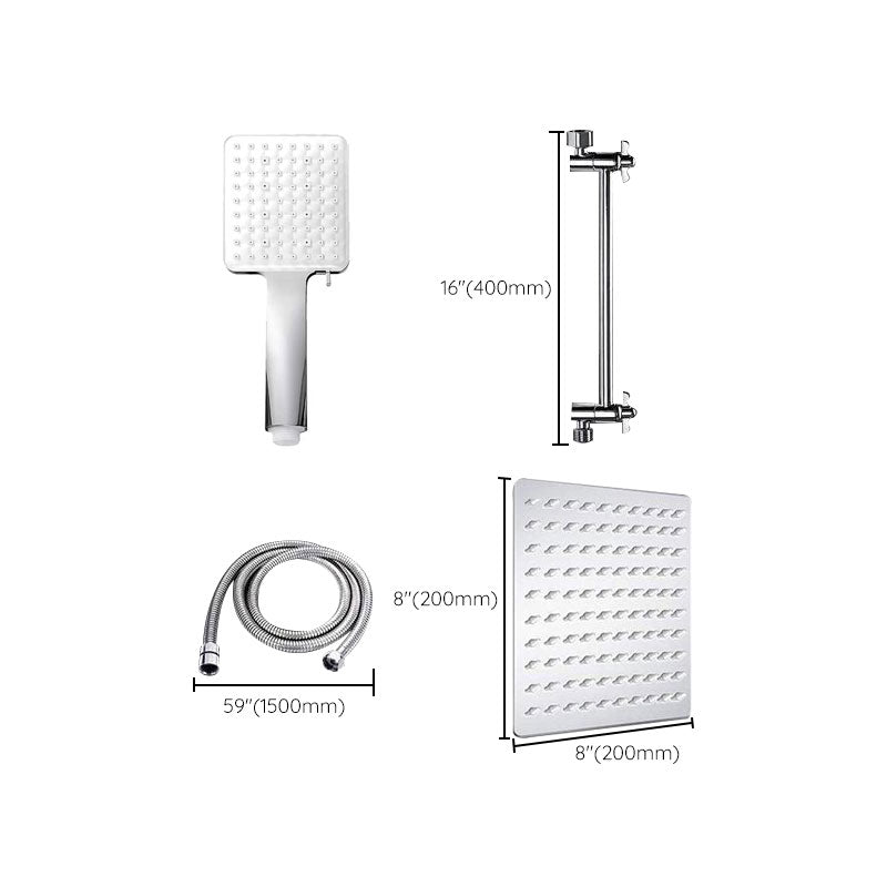 BowLift | Contemporary Shower Head Combination Polished Stainless Steel Wall-Mount Shower Head