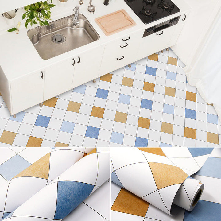 BowLift | Modern PVC Floor Geometric Pattern Peel and Stick Vinyl Plank Floor