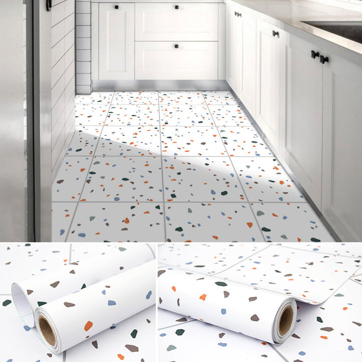 BowLift | Modern PVC Floor Geometric Pattern Peel and Stick Vinyl Plank Floor