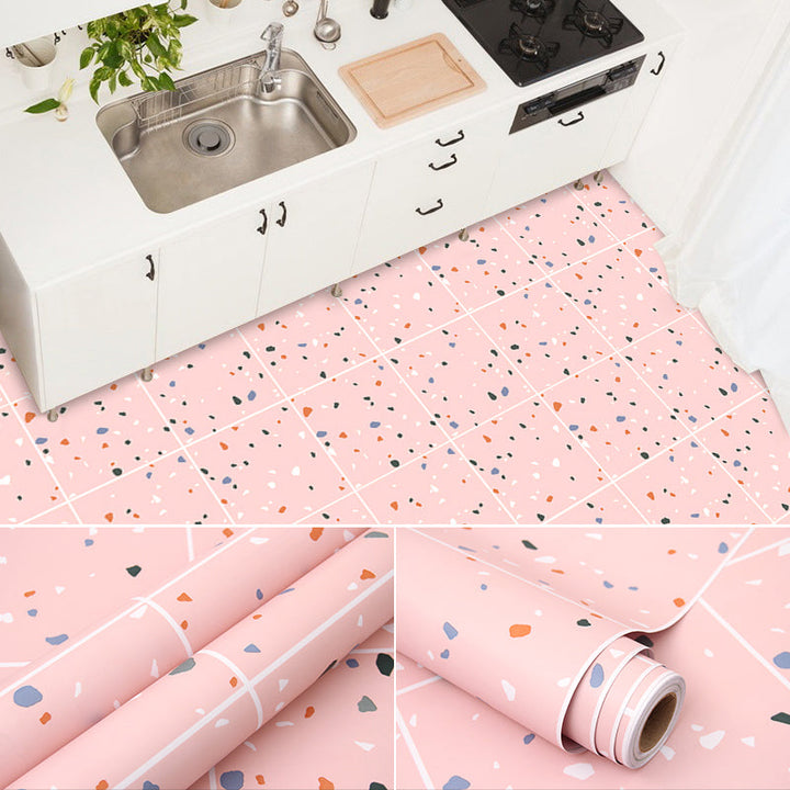BowLift | Modern PVC Floor Geometric Pattern Peel and Stick Vinyl Plank Floor
