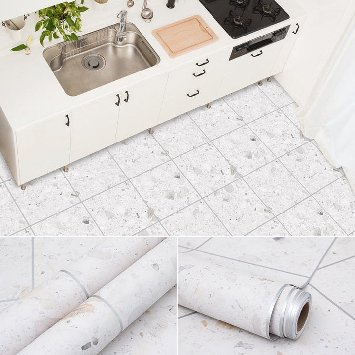 BowLift | Modern PVC Floor Geometric Pattern Peel and Stick Vinyl Plank Floor