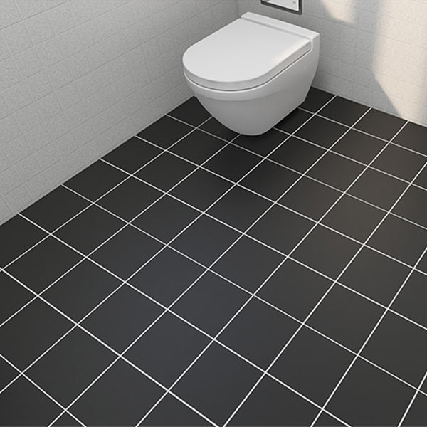 BowLift | Modern Vinyl Planks Peel and Stick Grid Print PVC Flooring for the Bathroom