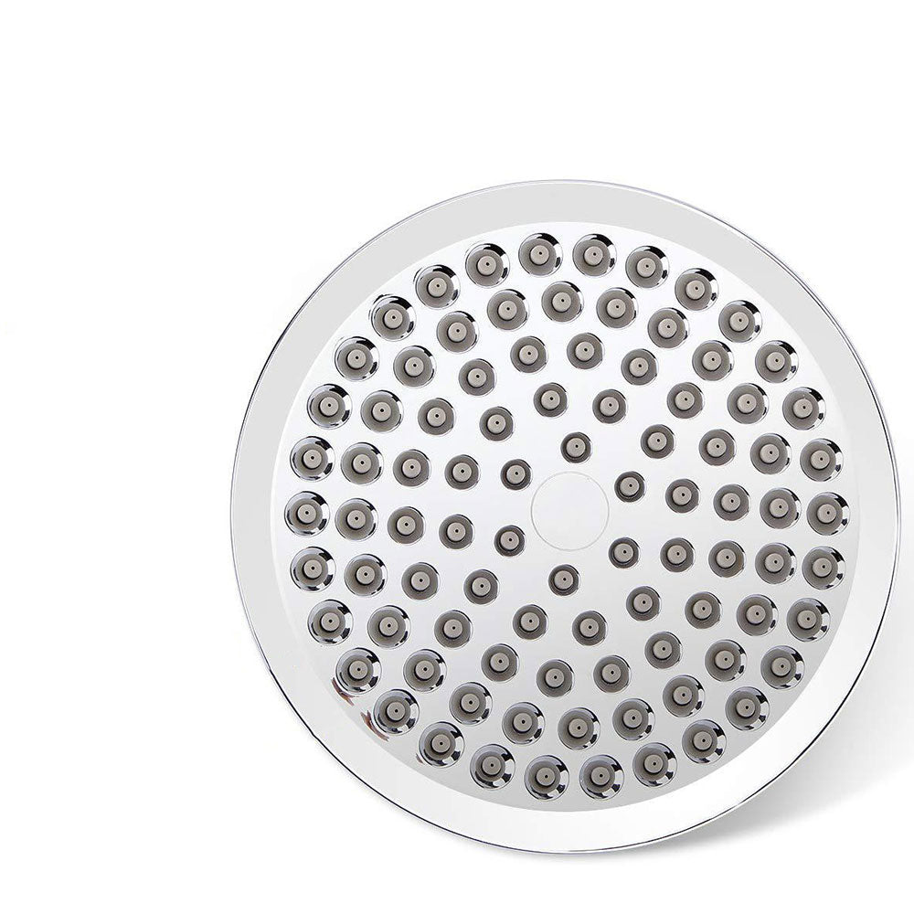 BowLift | Modern Standard Shower Set Double Round Metal Adjustable Spray Pattern Shower Head