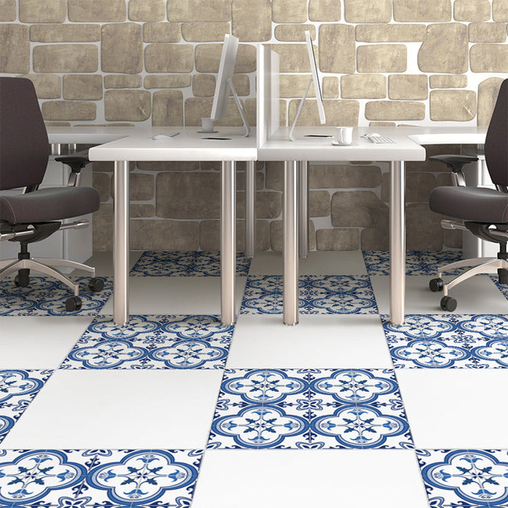 BowLift | Peel and Stick Vinyl Flooring Porcelain Tile Look Vinyl Flooring
