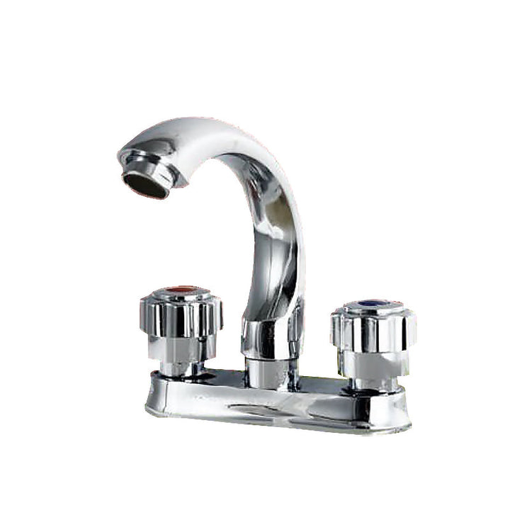 BowLift | Modern Style Vessel Faucet Copper Knob Handle Low Arc Vessel Faucet