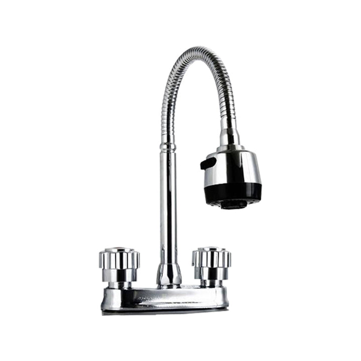 BowLift | Modern Style Vessel Faucet Copper Knob Handle Low Arc Vessel Faucet