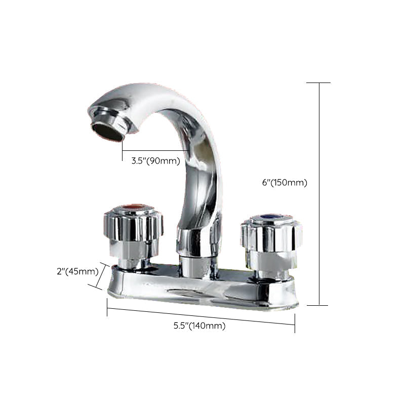 BowLift | Modern Style Vessel Faucet Copper Knob Handle Low Arc Vessel Faucet