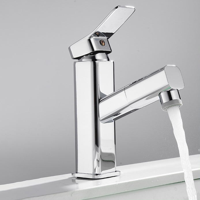 BowLift | Luxury Extendable Basin Faucet Cubic Low Arc Vanity Faucet