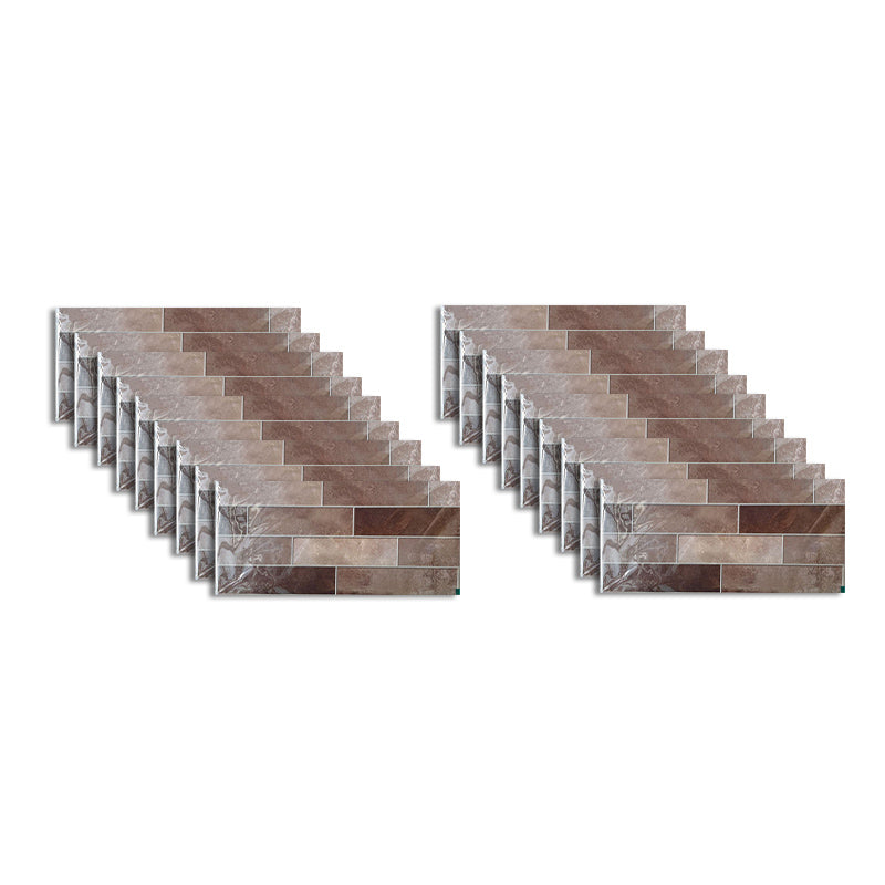 BowLift | PVC Peel & Stick Tile Kitchen waterproof splash guard Peel and Stick Wall Tile Set of 18
