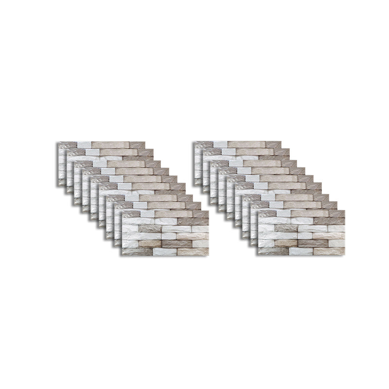 BowLift | PVC Peel & Stick Tile Kitchen waterproof splash guard Peel and Stick Wall Tile Set of 18