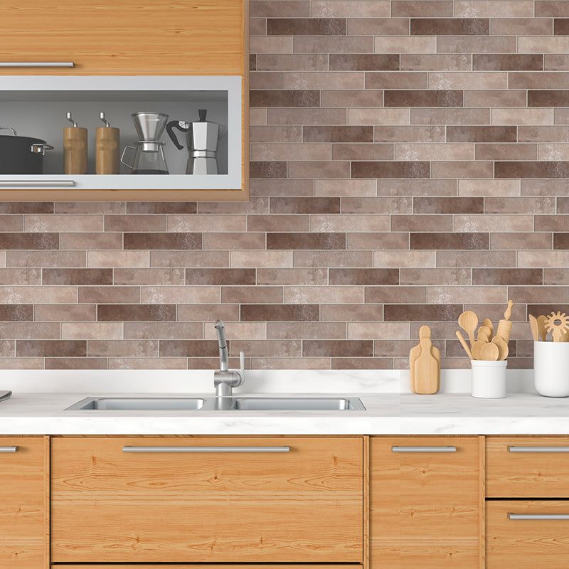 BowLift | PVC Peel & Stick Tile Kitchen waterproof splash guard Peel and Stick Wall Tile Set of 18
