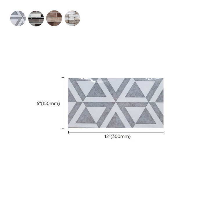 BowLift | PVC Peel & Stick Tile Kitchen waterproof splash guard Peel and Stick Wall Tile Set of 18
