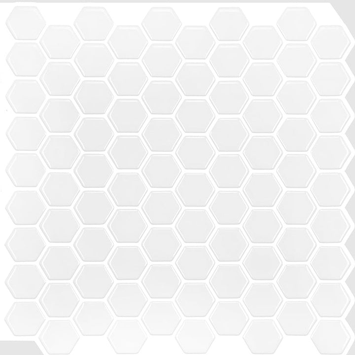 BowLift | Polygon Metal Peel and Stick Back Wall Tile PVC Peel and Stick Tile for the Kitchen