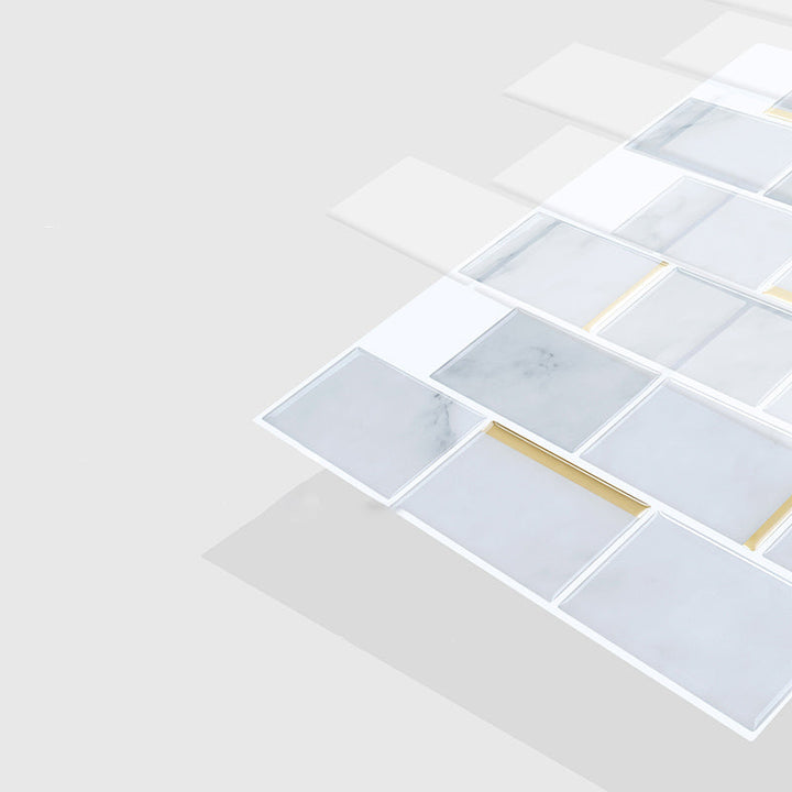 BowLift | Mosaic Tile Peel & Stick Tile PVC Kitchen Backsplash Peel and Stick Wall Tile