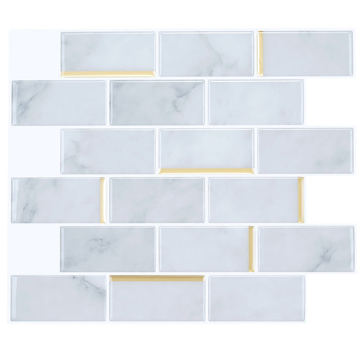 BowLift | Mosaic Tile Peel & Stick Tile PVC Kitchen Backsplash Peel and Stick Wall Tile