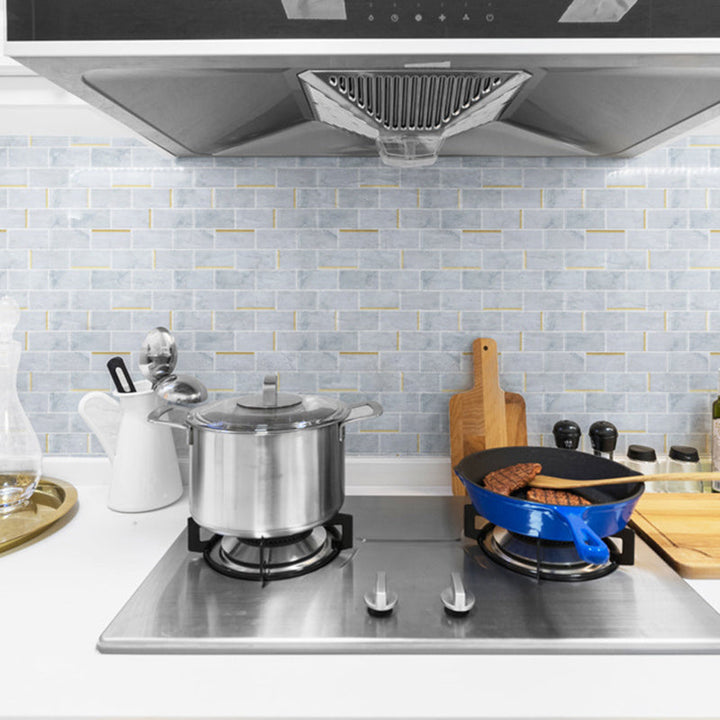 BowLift | Mosaic Tile Peel & Stick Tile PVC Kitchen Backsplash Peel and Stick Wall Tile
