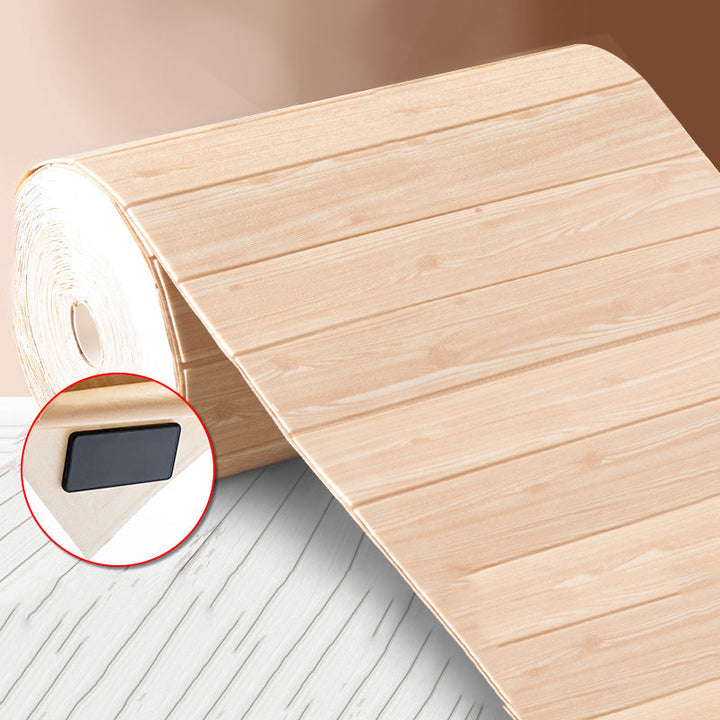 BowLift | Modern Tin Back Wall Panel 3D Print Wood Grain Design