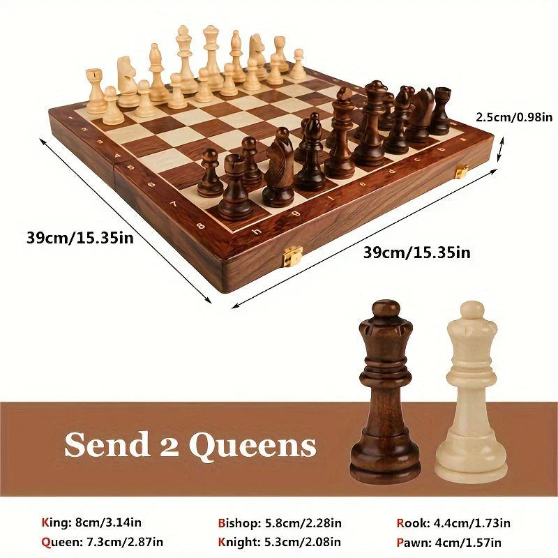 BowLift | Stratego - Wooden Chess Set - Perfect for Competitive Play