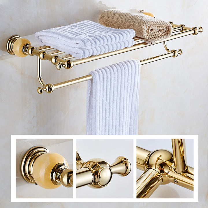 BowLift | Modern bathroom accessories as a single piece or as a set in gold