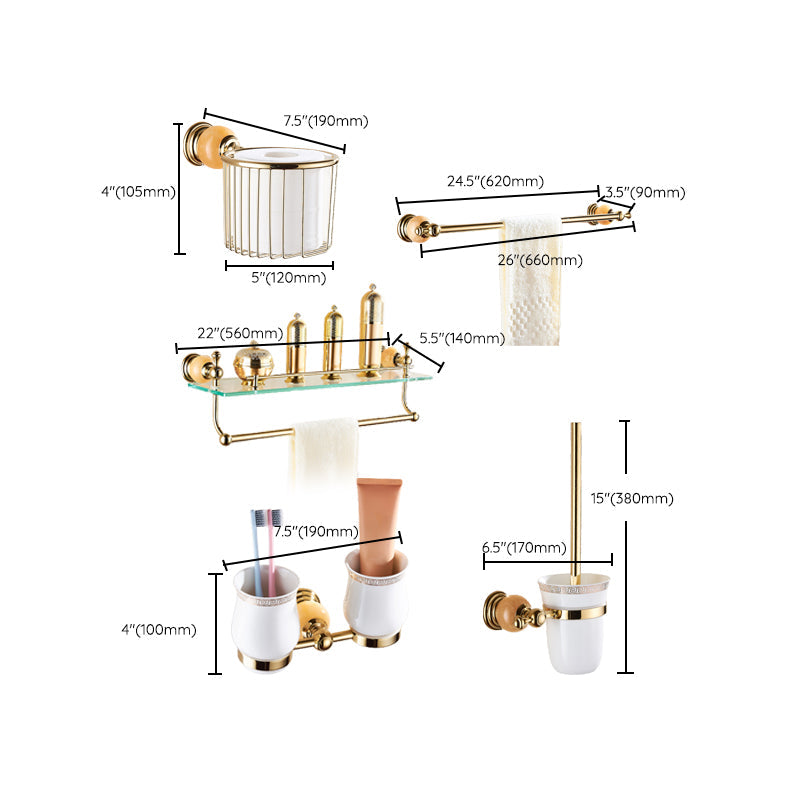 BowLift | Modern bathroom accessories as a single piece or as a set in gold