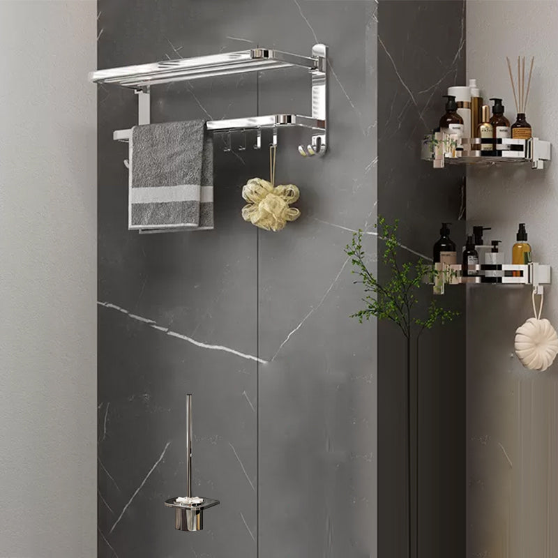 BowLift | Contemporary Chrome Bathroom Hardware Set Polished Chrome Bathroom Set Made of Stainless Steel