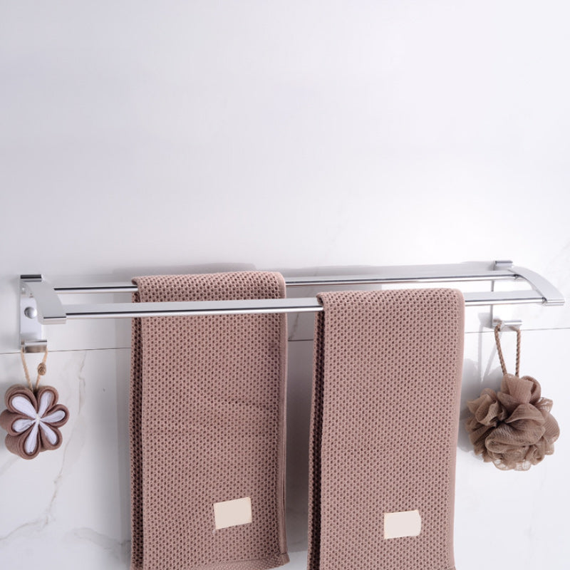 BowLift | Modern 5-piece bathroom accessory set with triangular bath shelf