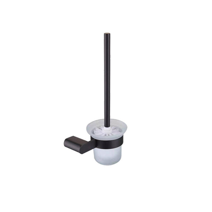 BowLift | 5-piece modern bathroom accessory set made of stainless steel with towel rail/robe hooks/toilet paper holder