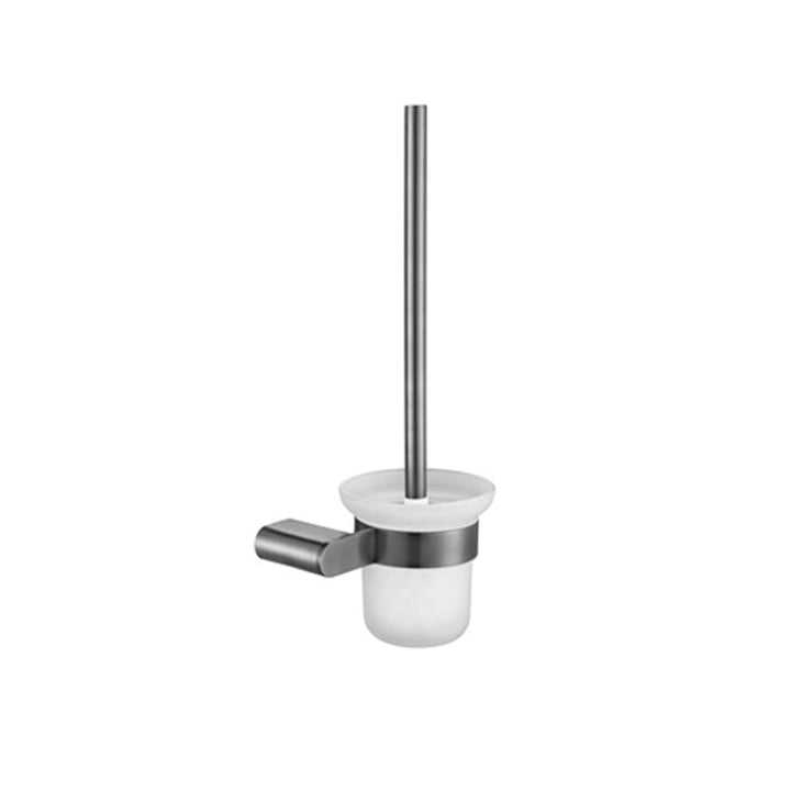 BowLift | 5-piece modern bathroom accessory set made of stainless steel with towel bar/robe hooks/paper holder