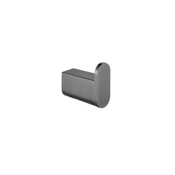 BowLift | 5-piece modern bathroom accessory set made of stainless steel with towel rail/robe hooks/toilet paper holder
