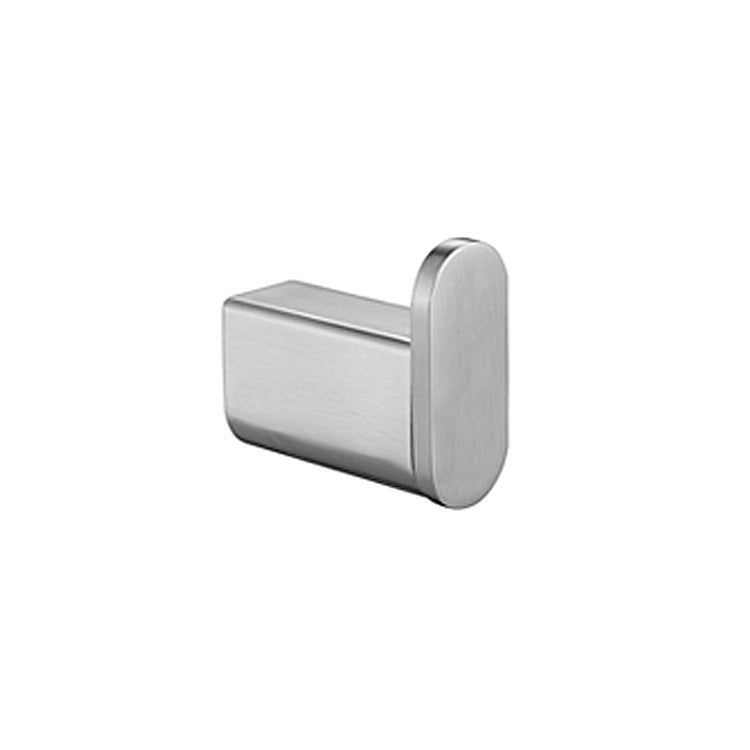 BowLift | 5-piece modern bathroom accessory set made of stainless steel with towel rail/robe hooks/toilet paper holder