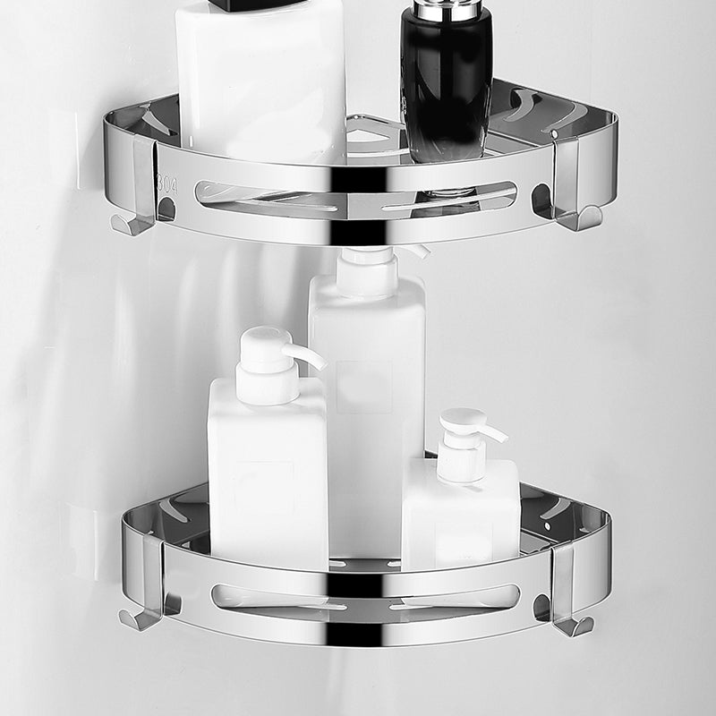 BowLift | Modern Bathroom Set with Bathroom Shelf/Towel Bar Polished Chrome Bathroom Accessory Set