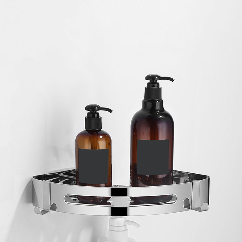 BowLift | Modern Bathroom Set with Bathroom Shelf/Towel Bar Polished Chrome Bathroom Accessory Set