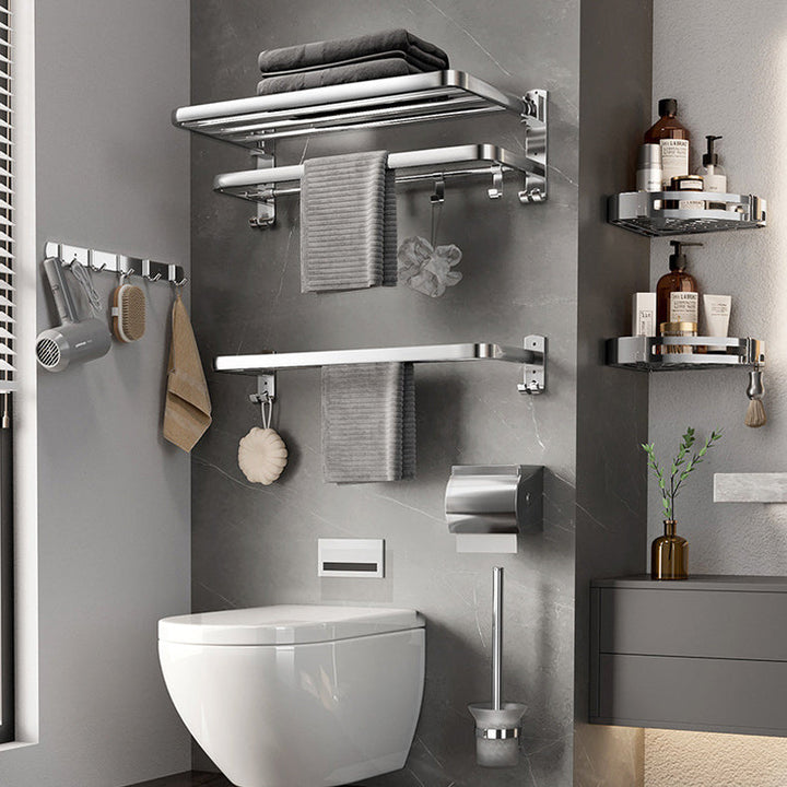 BowLift | Modern Bathroom Accessory Set Paper Holder Bathroom Shelf Stainless Steel Bathroom Hardware