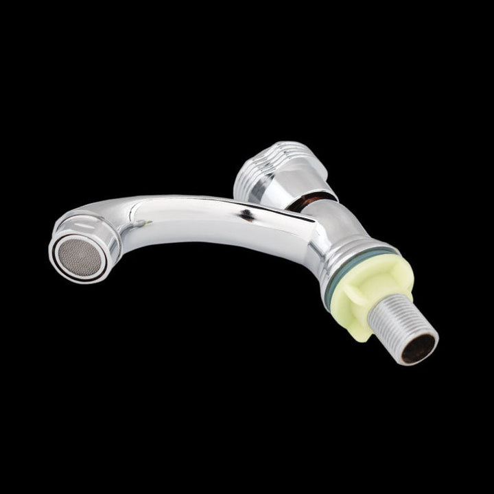 BowLift | Modern Bathroom Faucet Chrome Knob Handle with Water Hose Basin Faucet