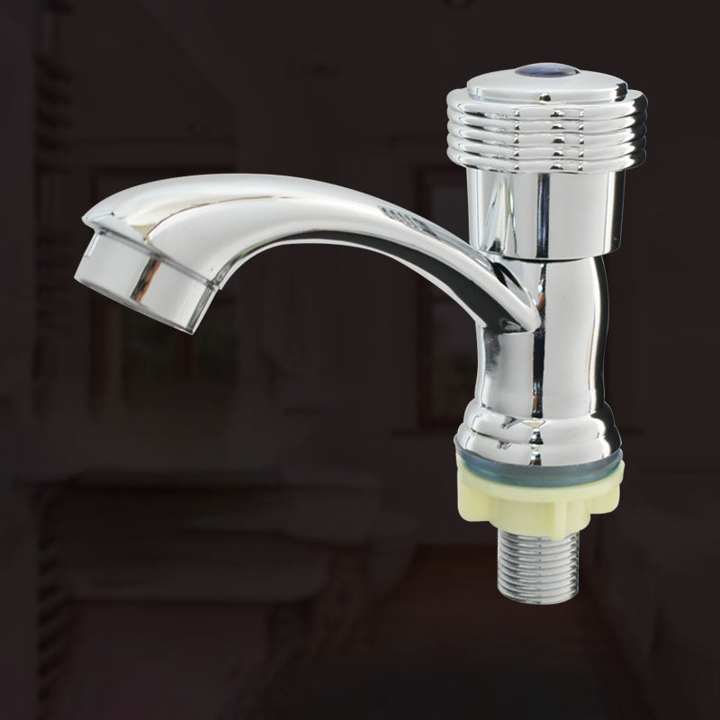 BowLift | Modern Bathroom Faucet Chrome Knob Handle with Water Hose Basin Faucet