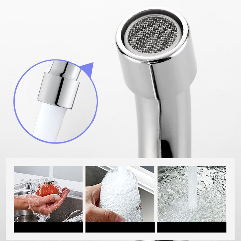 BowLift | Modern Center Set Mixer Tap Chrome 2 Knob Handles Swivel Spout Basin Mixer Tap