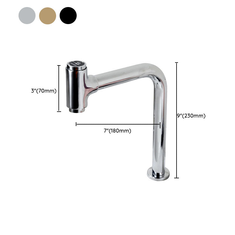 BowLift | Modern Style Basin Tap Swivel Spout Bathroom Faucet
