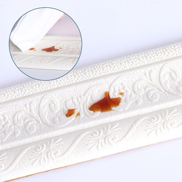 BowLift | Modern Baseboards 3D Embossing Baseboard PVC Stereo Base Set of 1