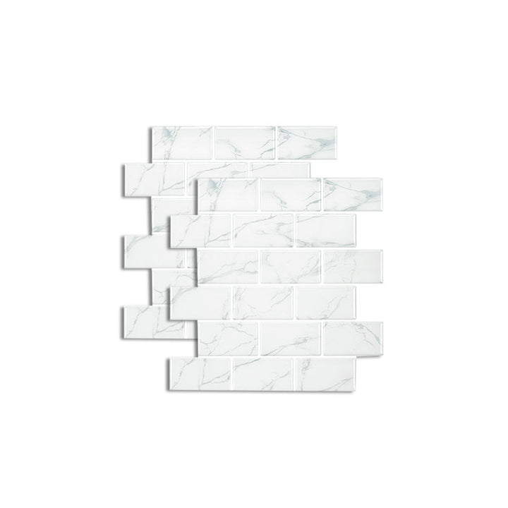 BowLift | Pattern Matte Color Stone Peel and Stick Mosaic Tile Peel and Stick Tile Set of 2