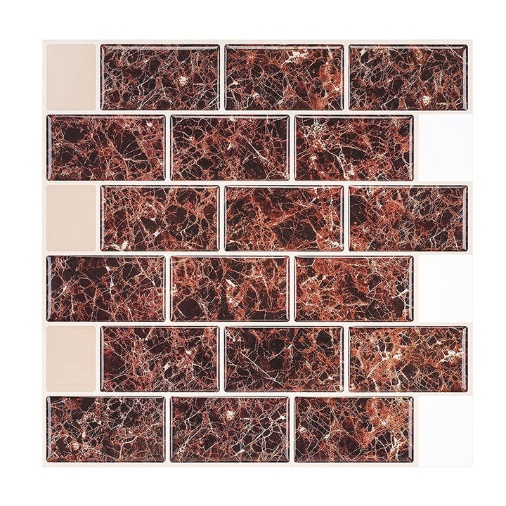 BowLift | Pattern Matte Color Stone Peel and Stick Mosaic Tile Peel and Stick Tile Set of 2