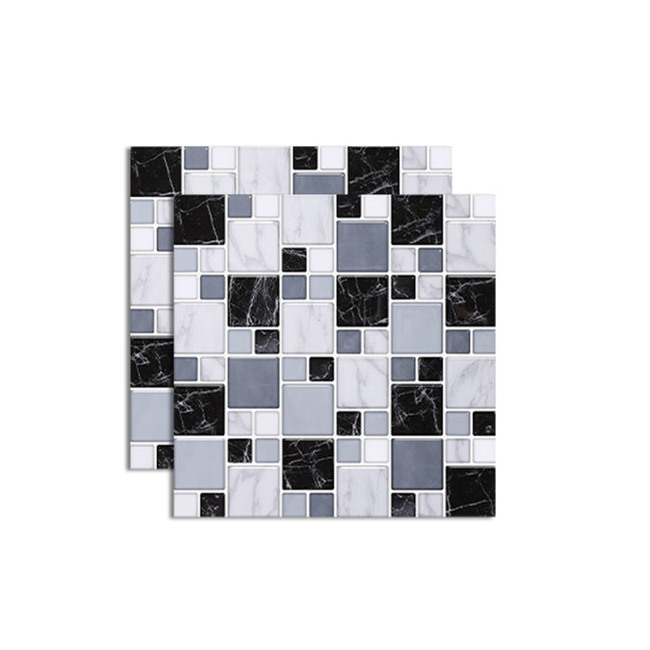 BowLift | Pattern Matte Color Stone Peel and Stick Mosaic Tile Peel and Stick Tile Set of 2