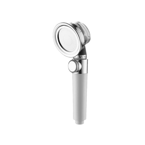 BowLift | Modern Standard Shower Head Round Metal Adjustable Spray Pattern Shower Head