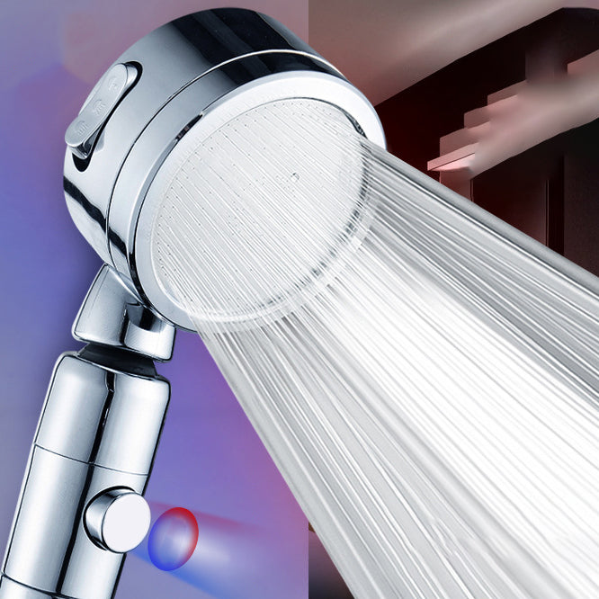 BowLift | Contemporary Handheld Showerhead Round 3 Settings Sprayhead in Silver