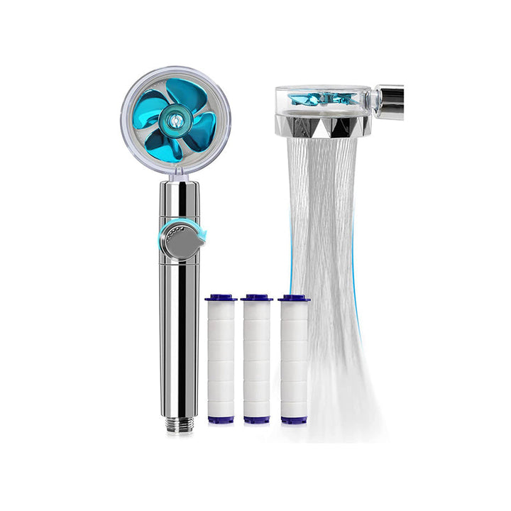 BowLift | Contemporary Handheld Supercharged Showerhead Round 3 Adjustment Spray Head