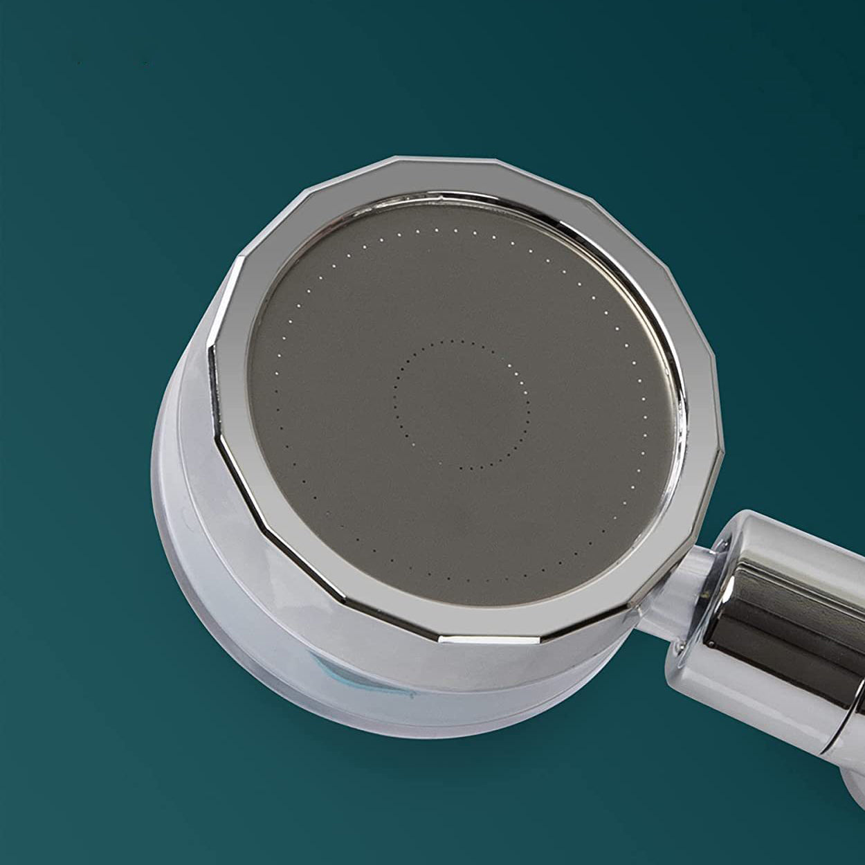 BowLift | Contemporary Handheld Supercharged Showerhead Round 3 Setting Spray Head