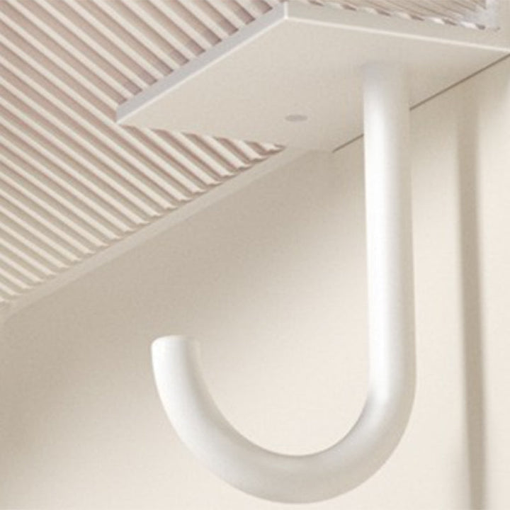 BowLift | White & clear acrylic bathroom accessory set with towel holder/paper holder/robe hooks